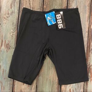 NWT Jammer Bike Swim Shorts Briefs XS BB6 Brand Black New With Tags